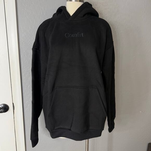 Comfrt Signature Hoodie, Onyx Black, XL Style Kjhu01 - Picture 1 of 6